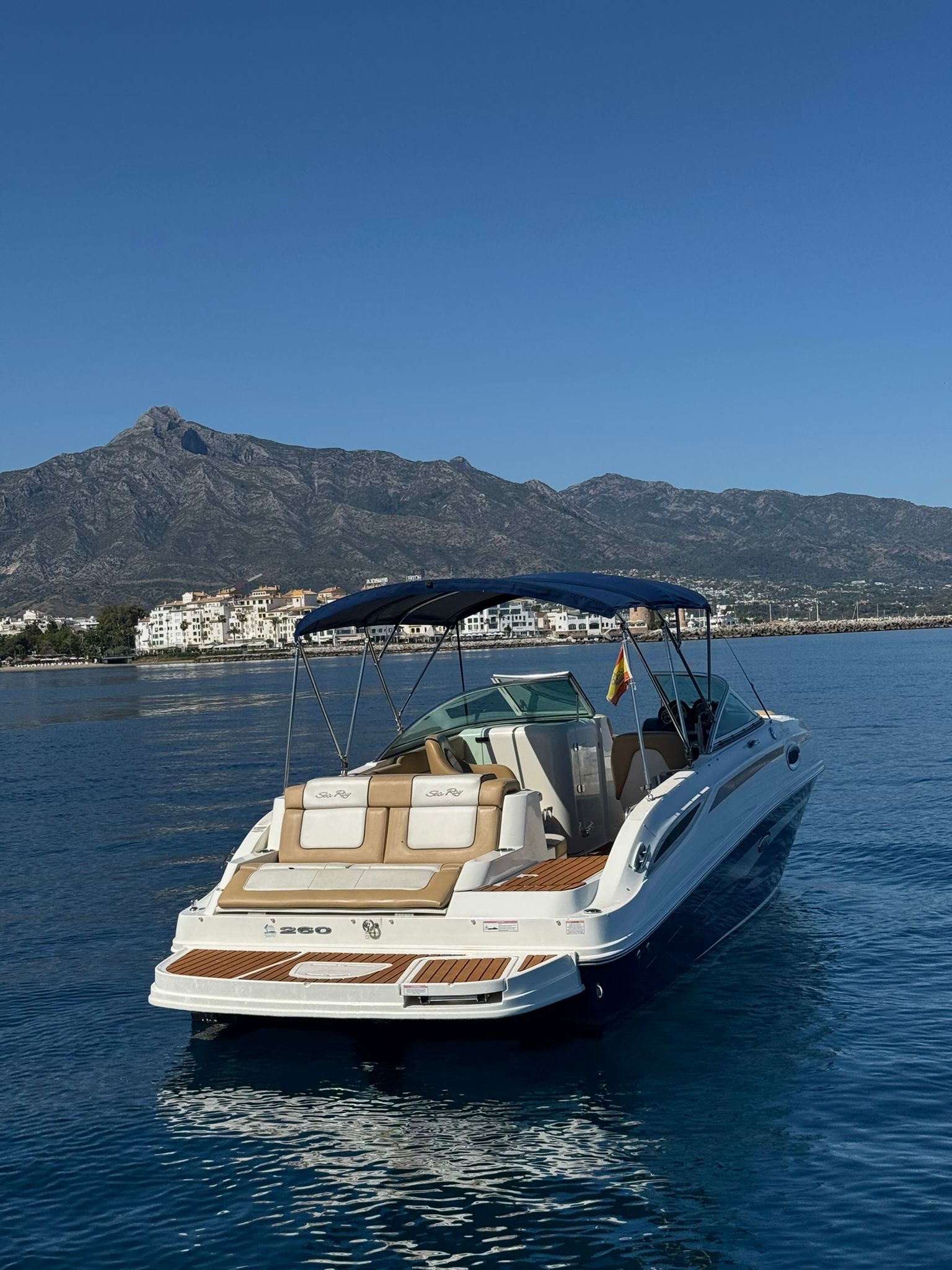 Sea Ray 260 navegando